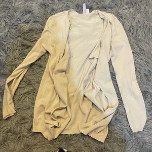 Tan cardigan